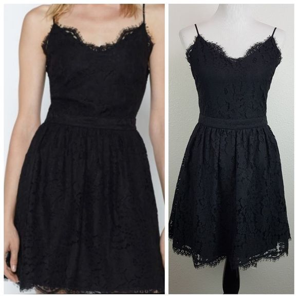 Joie Hudette Black Lace Dress - Picture 2 of 8